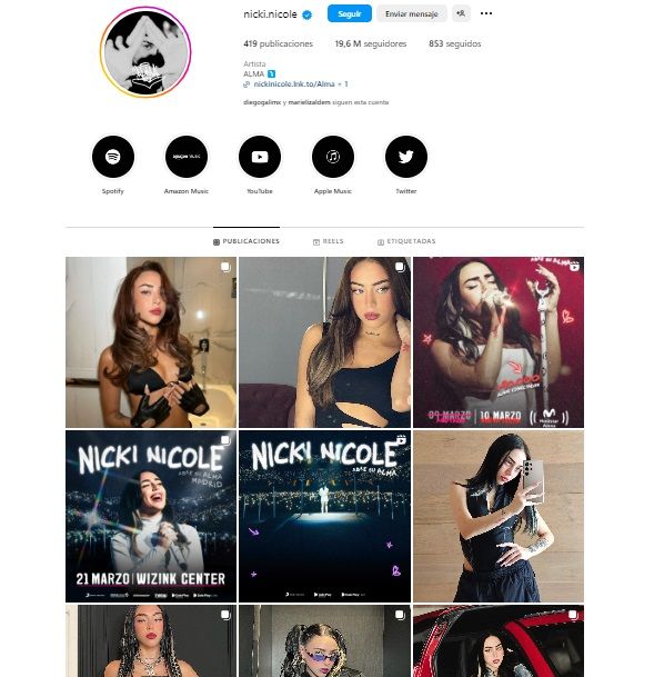 Nicki Nicole borra contenido con Peso Pluma