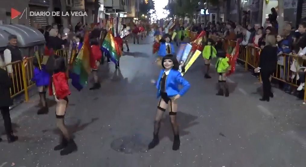 Niños participaban en carnaval de Torrevieja