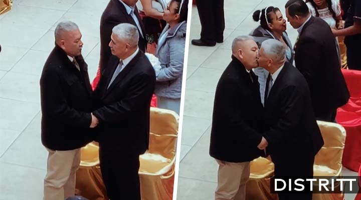 Pareja de abuelitos gay se casa y enternecen a internet