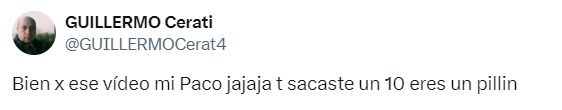 Reacciones sobre video de Paco Zea