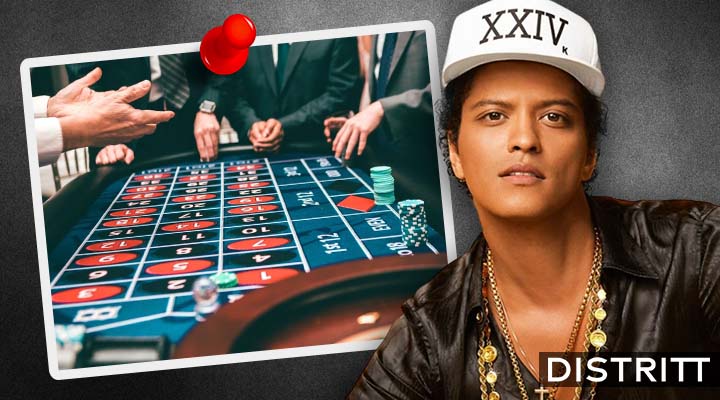 Bruno Mars. Millonaria deuda con casino en Las Vegas