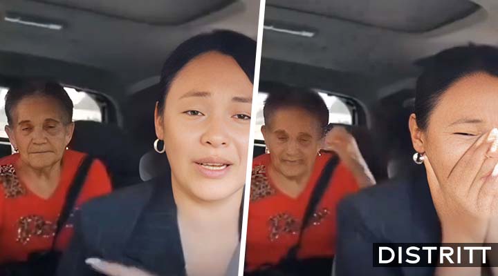 hijo pide taxi para enviar a su madre a asilo