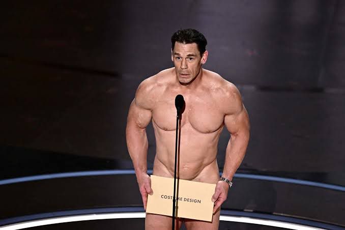 John Cena aparece desnudo en los Oscar 2024