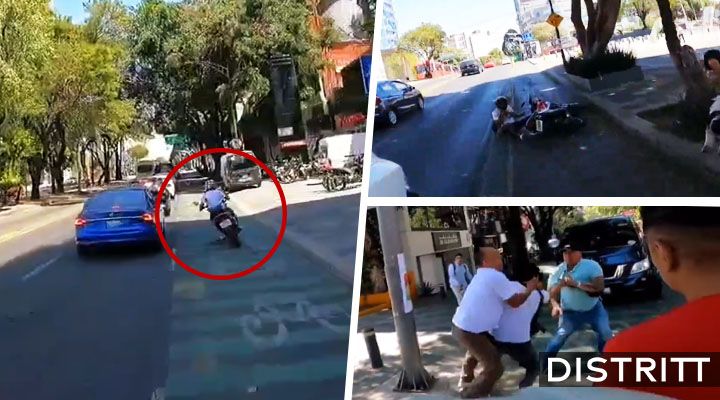 Motociclista invade ciclovía y arrolla a niña en CDMX