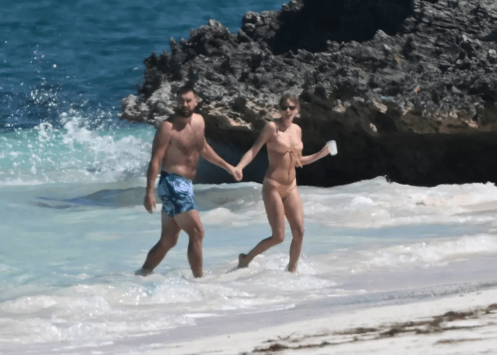 Las fotos de Travis Kelce y Taylor Swift en Bahamas