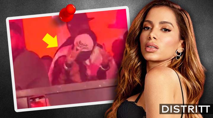 Anitta rechaza beso de Peso Pluma y desata polémica