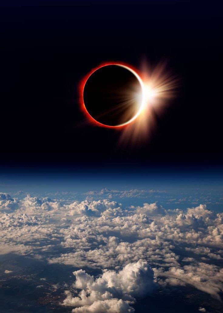 Las mejores fotos del eclipse solar 2024
