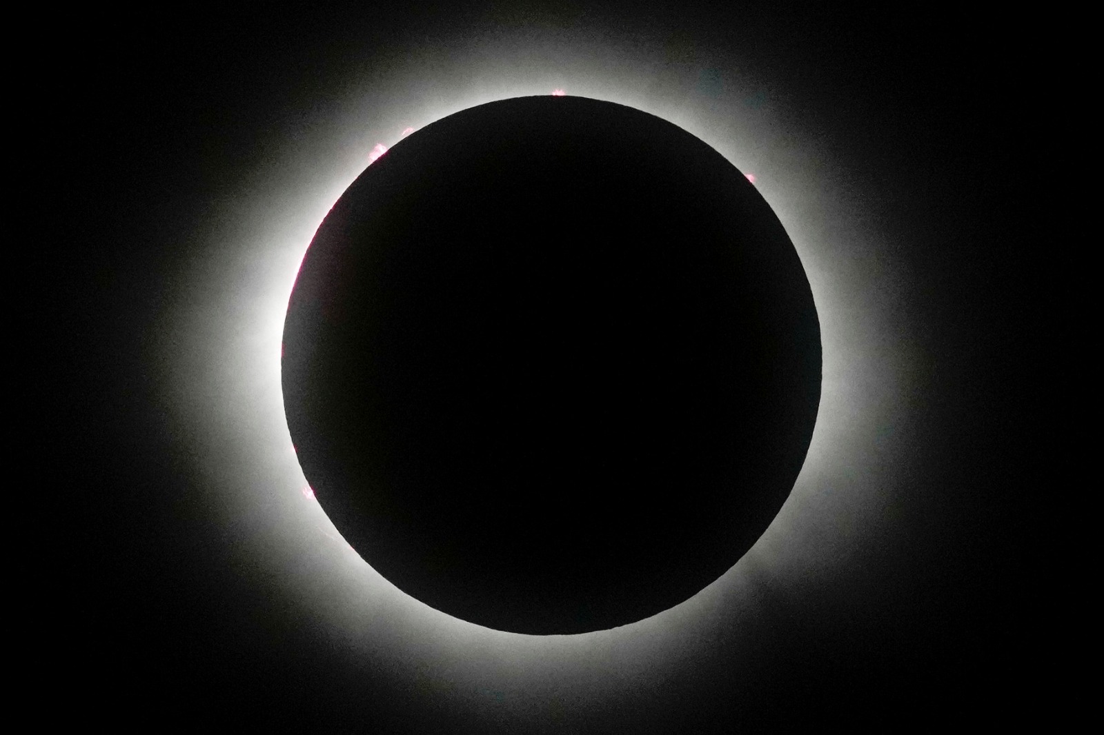 Eclipse solar 2024. Las mejores fotos, videos y reacciones