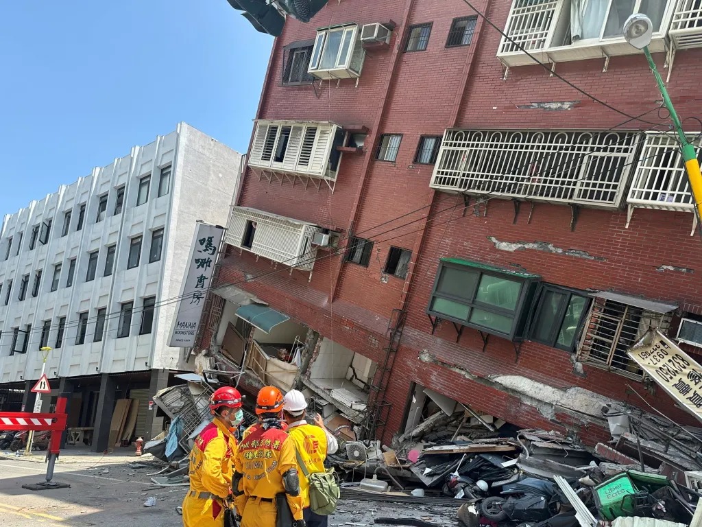 Así fue el terremoto en Taiwán