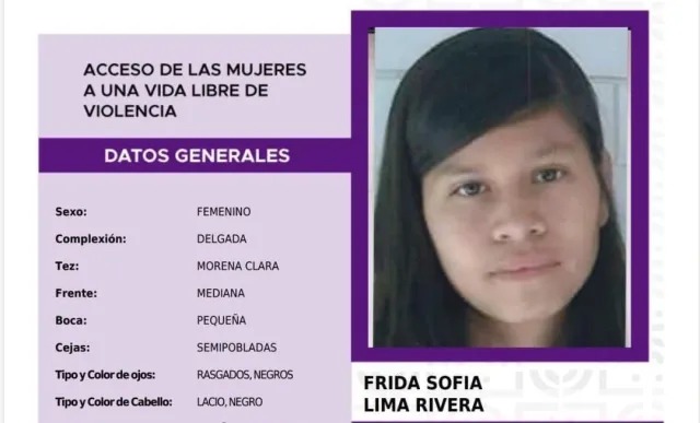 Miguel Cortés habría presuntamente asesinado a Frida Sofía Lima Rivera