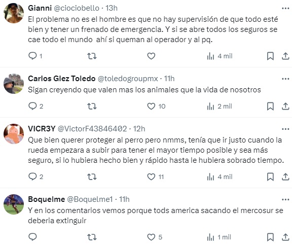 Redes hablan de video de hombre arrollado por juego mecánico