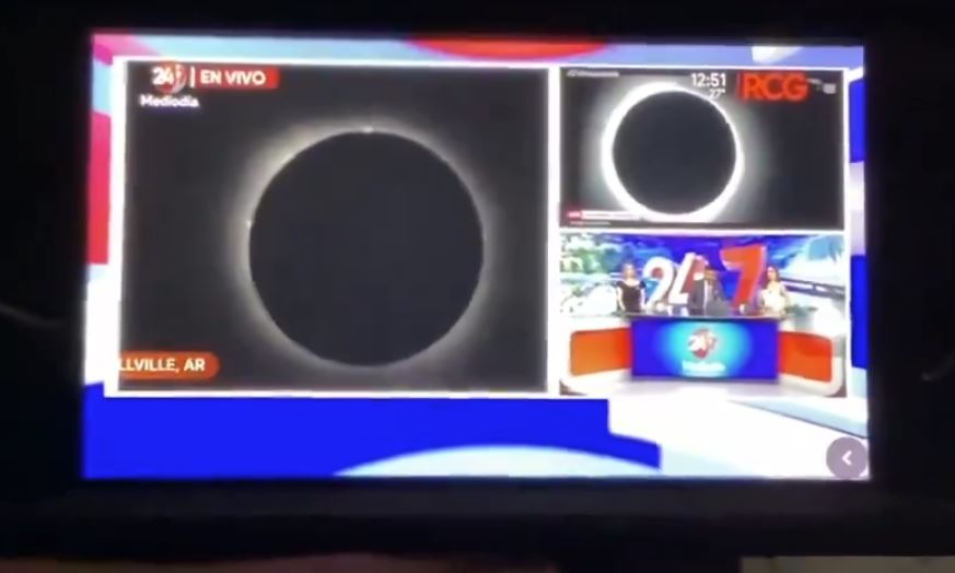 televisora de saltillo transmitía eclipse solar