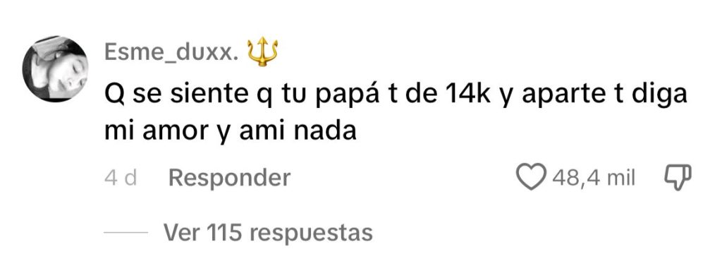 Usuarios reaccionan a padre entregando 14 mil pesos a joven 