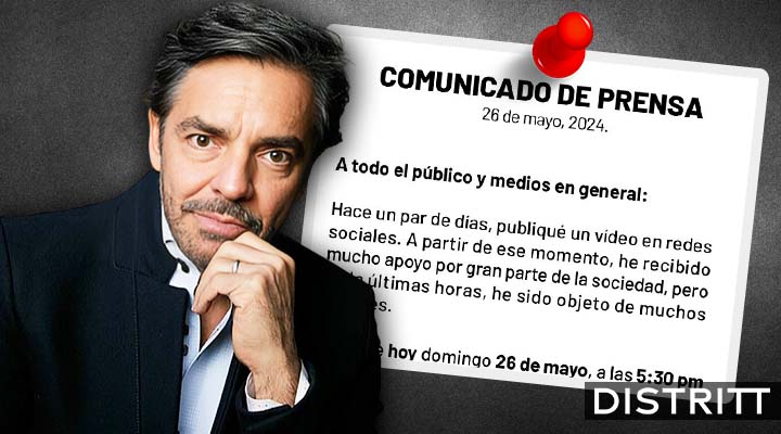 Eugenio Derbez responde a ataques en su contra; esto dijo