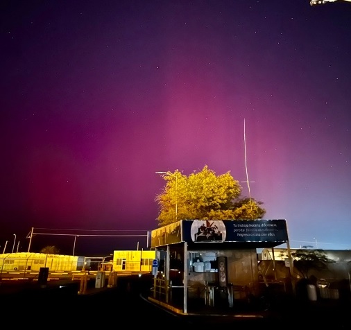 Así se vieron las auroras boreales en México