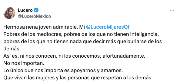 Lucero estalla contra Videgaray y Sofía Rivera por Lucerito