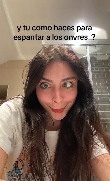 Gestos de chica para espantar hombres