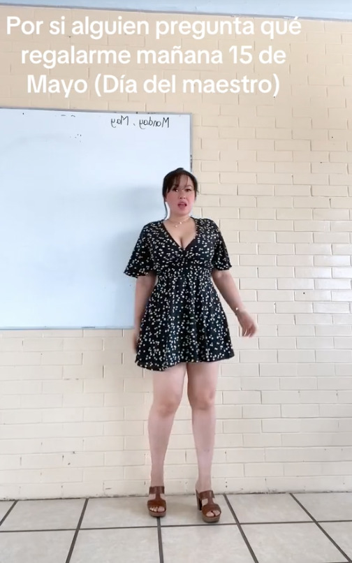 Profesora pide regalos por el Día del Maestro y se viraliza