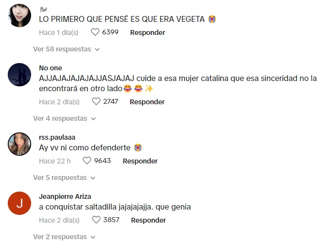 Comentarios sobre atuendo de joven 