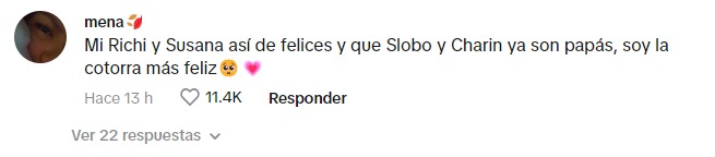 Usuarios reaccionan a beso entre Susana Zabaleta y Ricardo Pérez