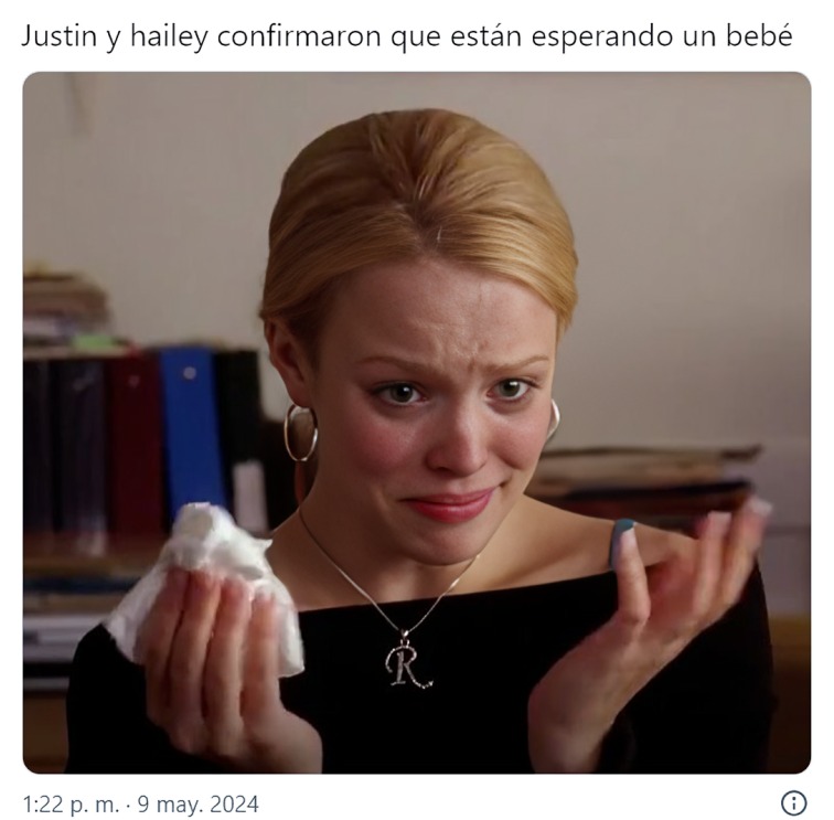 usuarios reaccionan embarazo de Hailey Bieber