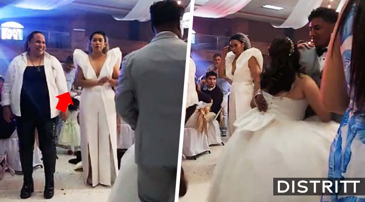 invitada intenta opacar a la novia el día de su boda