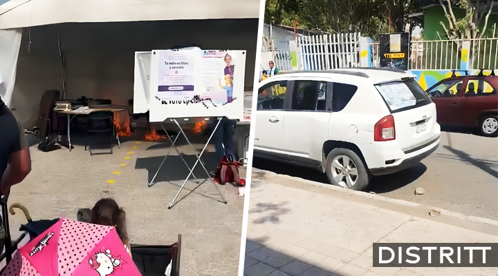 Simpatizantes del Frente queman urnas y apedrean autos