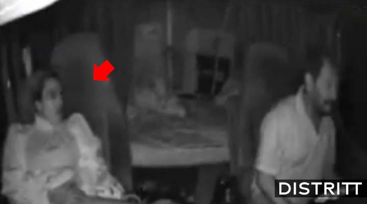 video mujer fantasma viajando de copiloto con trailero