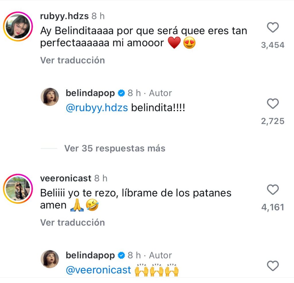 Belinda responde a comentarios sobre boda de Nodal