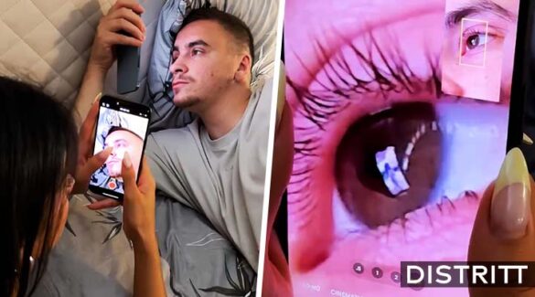 Mujer usa zoom para saber qué ve su novio en TikTok