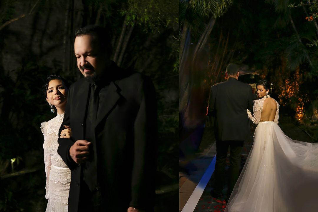 ¿Pepe Aguilar estuvo enojado en la boda de Ángela y Nodal?