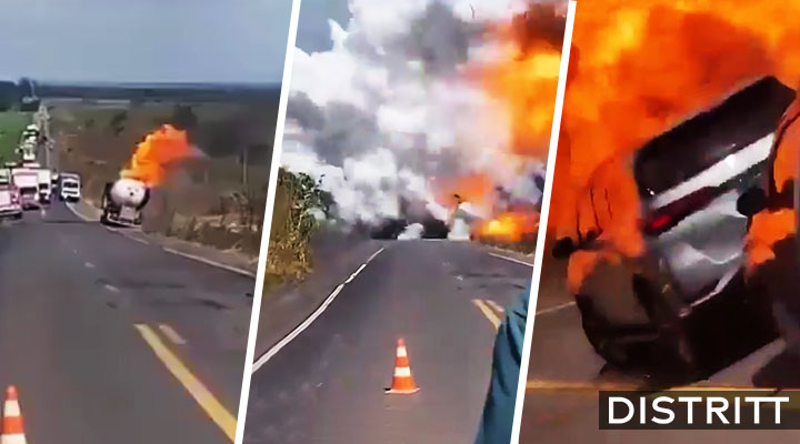 Reportan explosión en carretera de Brasil