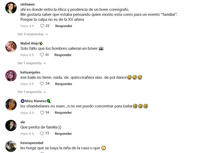 Usuarios critican vals moderno de quinceañera