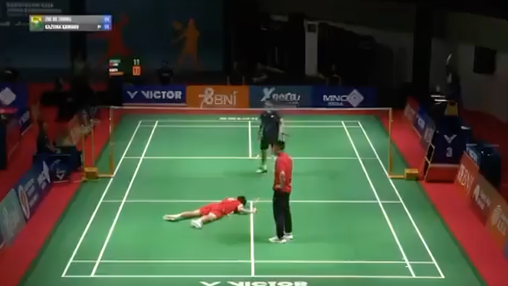 Zhang Zhijie. Jugador de bádminton muere en partido