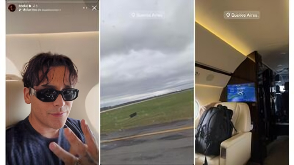 Christian Nodal se reencuentra con Cazzu en Argentina