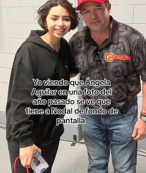 Ángela Aguilar delata infidelidad de Christian Nodal con foto