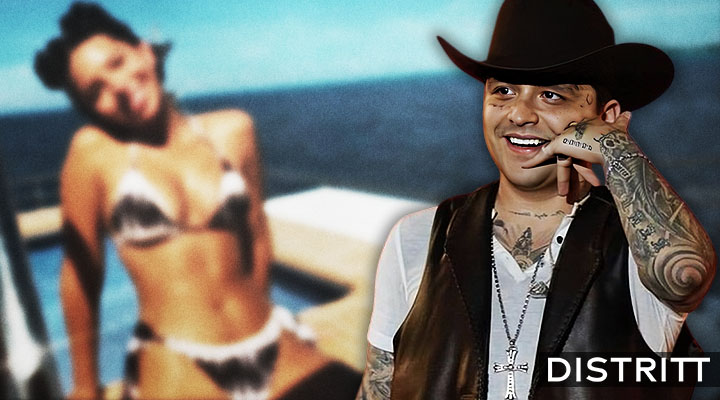 Christian Nodal comparte fotos de Ángela Aguilar en bikini