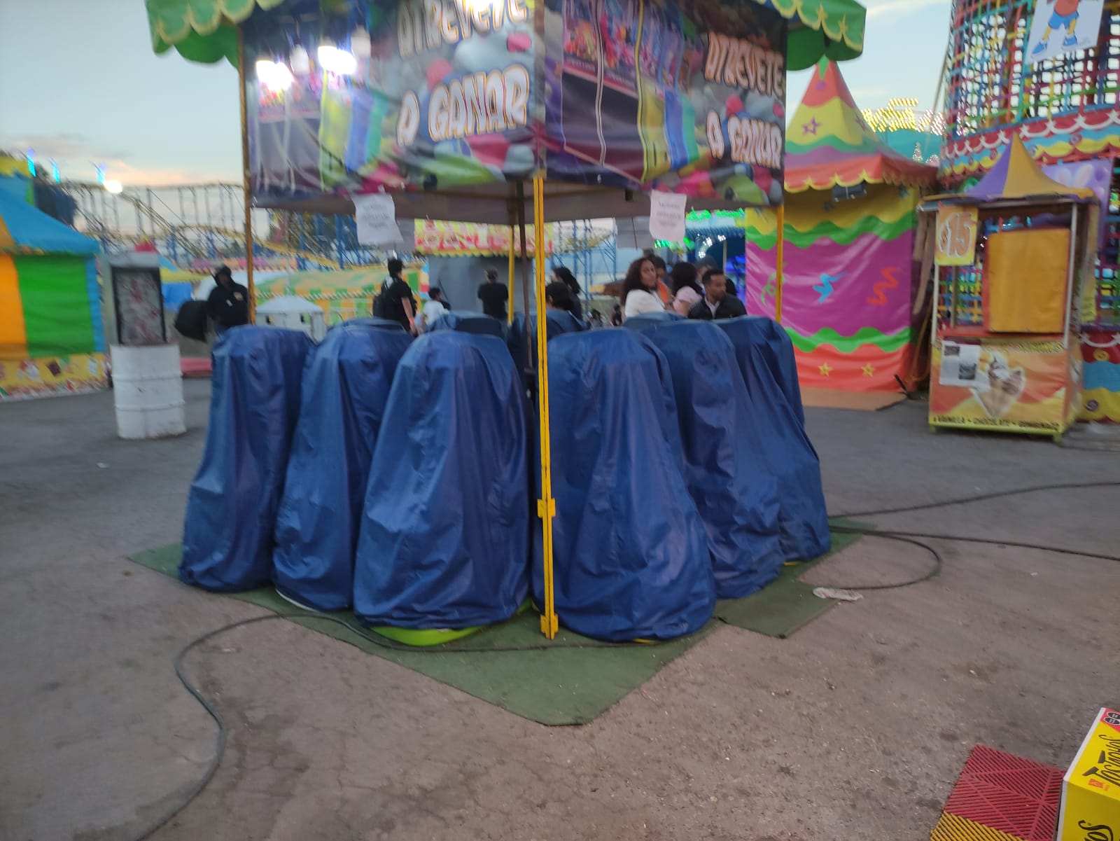 Reportan muerte de mujer en feria
