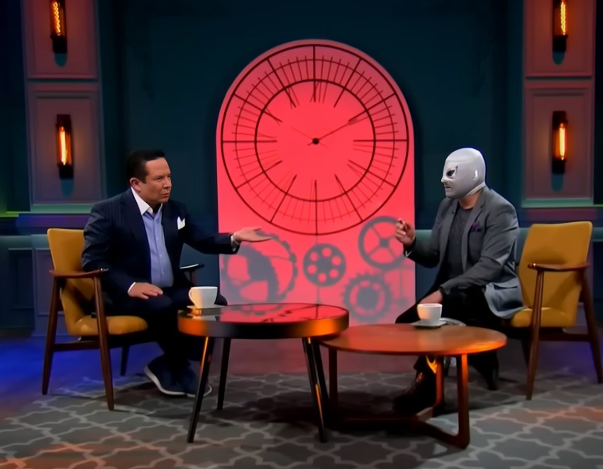 Hijo del Santo en entrevisat con Gustavo Adolfo