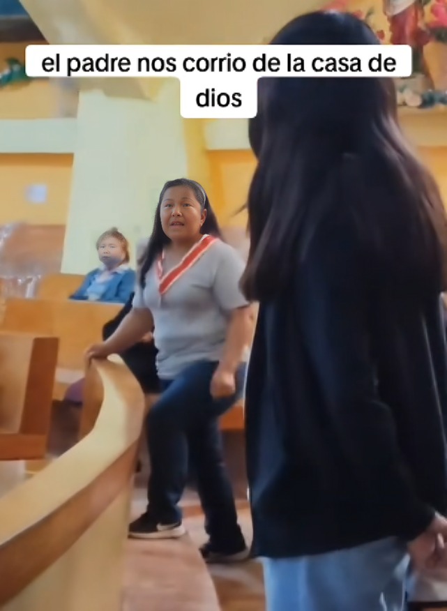 Redes reaccionan al sacerdote corriendo a mamá