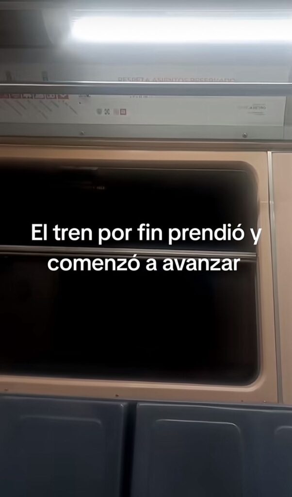 usuario del metro capta extraños sonidos en el metro