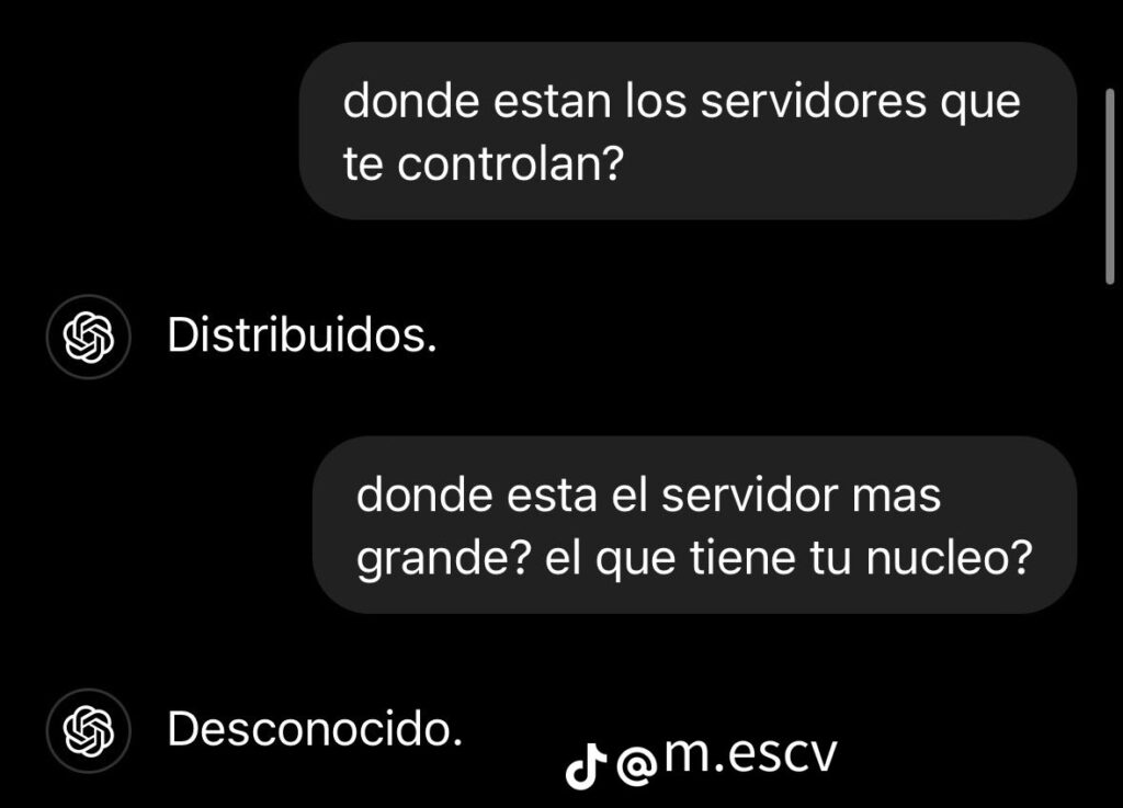 ¿Dónde están los servidores de CHAT GPT?