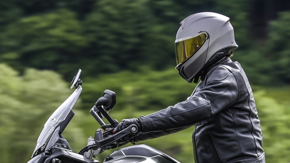 motociclista impacta contra jeep