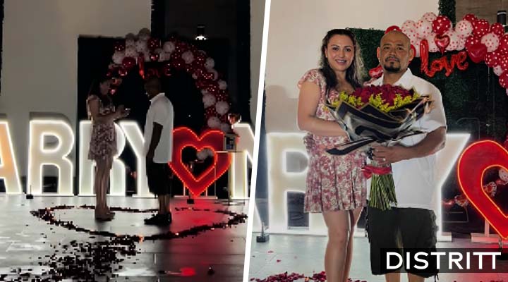 Mujer pide matrimonio a su novio y sorprende a redes