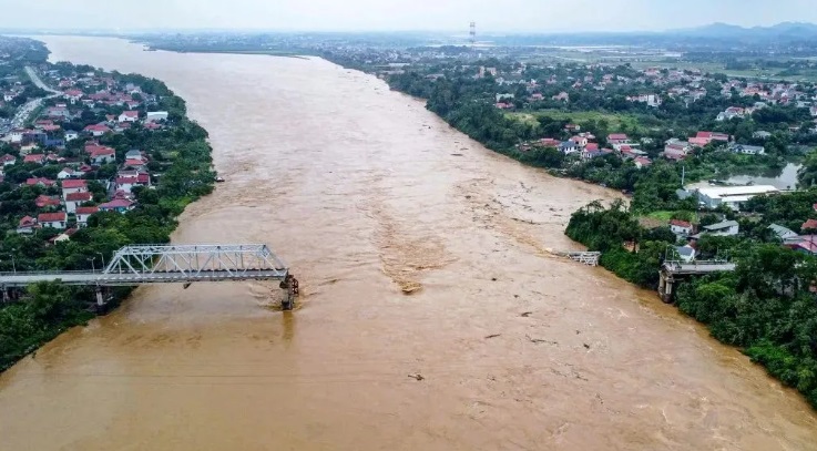 Daños en estructuras de Vietnam