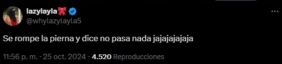 Enaltecen actitud de estudiante tras romperse el pie