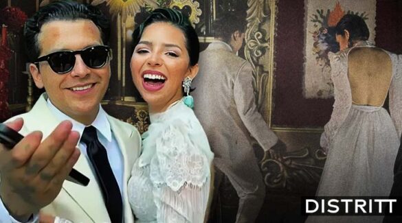 Foto inédita de la boda de Christian Nodal y Ángela Aguilar