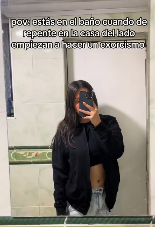 Joven capta exorcismo en casa de sus vecinos