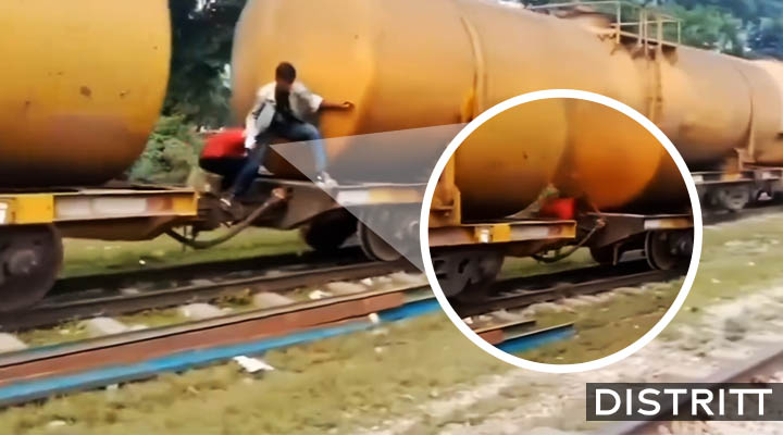 Joven muere arrollado por tren
