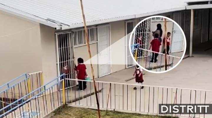 Maestra de kínder encierra a niño por desobedecer |VIDEO